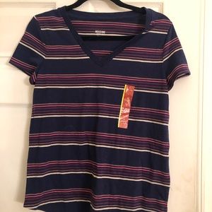 Mossimo Multi-Colored Tee NEVER WORN WITH TAGS
